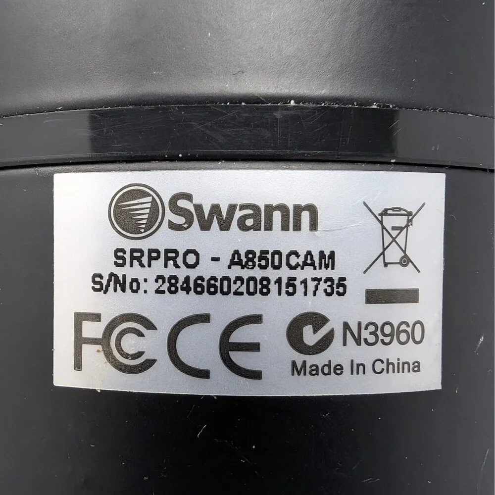 Lot Of 3 Swann PRO-A850 720p HD Outdoor Bullet Security Camera For Parts Repair